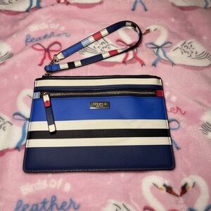 Kate Spade Multicolor Striped Wristlet